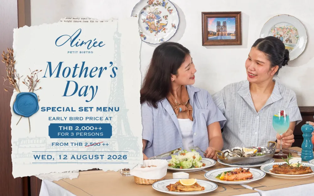 Mother’s Day Special Set Menu at Aimée Petit Bistro